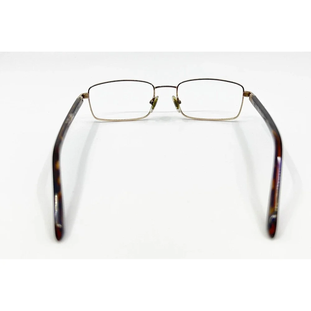 Kitami Eyeglasses Mens Gold Rectangle K796 M1 52-18-135